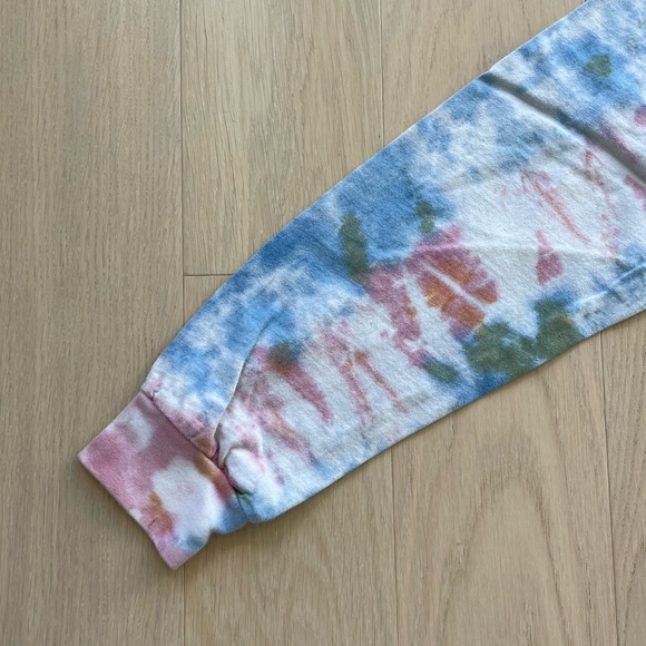 John Elliott Reconstructed Tie Dye Long Sleeve Tee Shirt - Picture 4 of 13